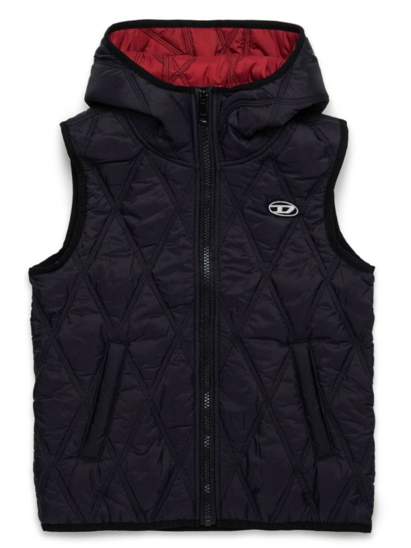 Diesel Kids Jslash vest - Black von Diesel Kids