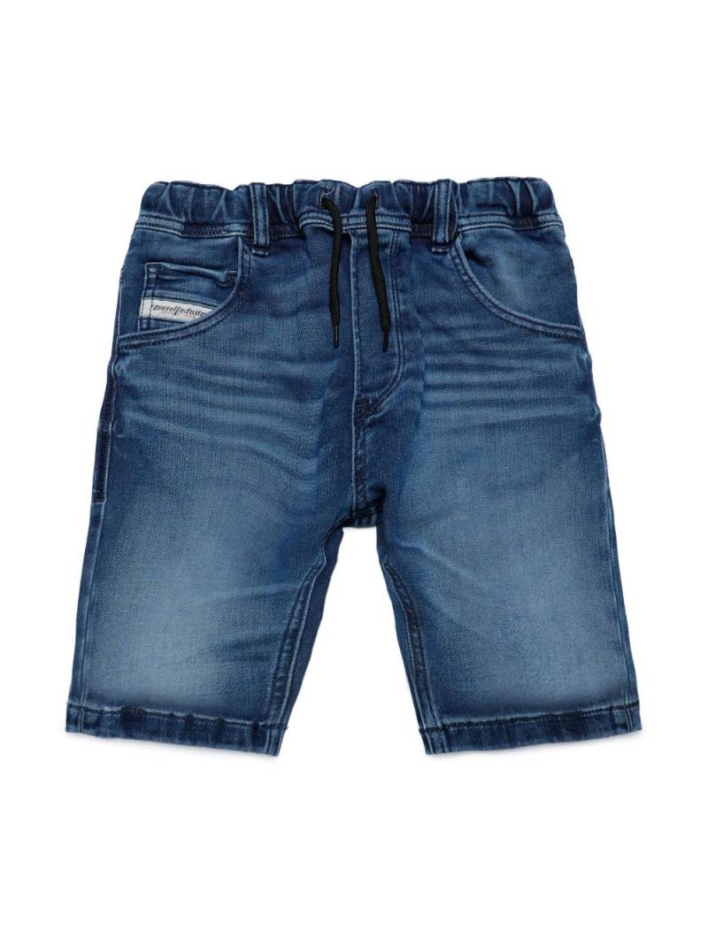 Diesel Kids JoggJeans denim shorts - Blue von Diesel Kids