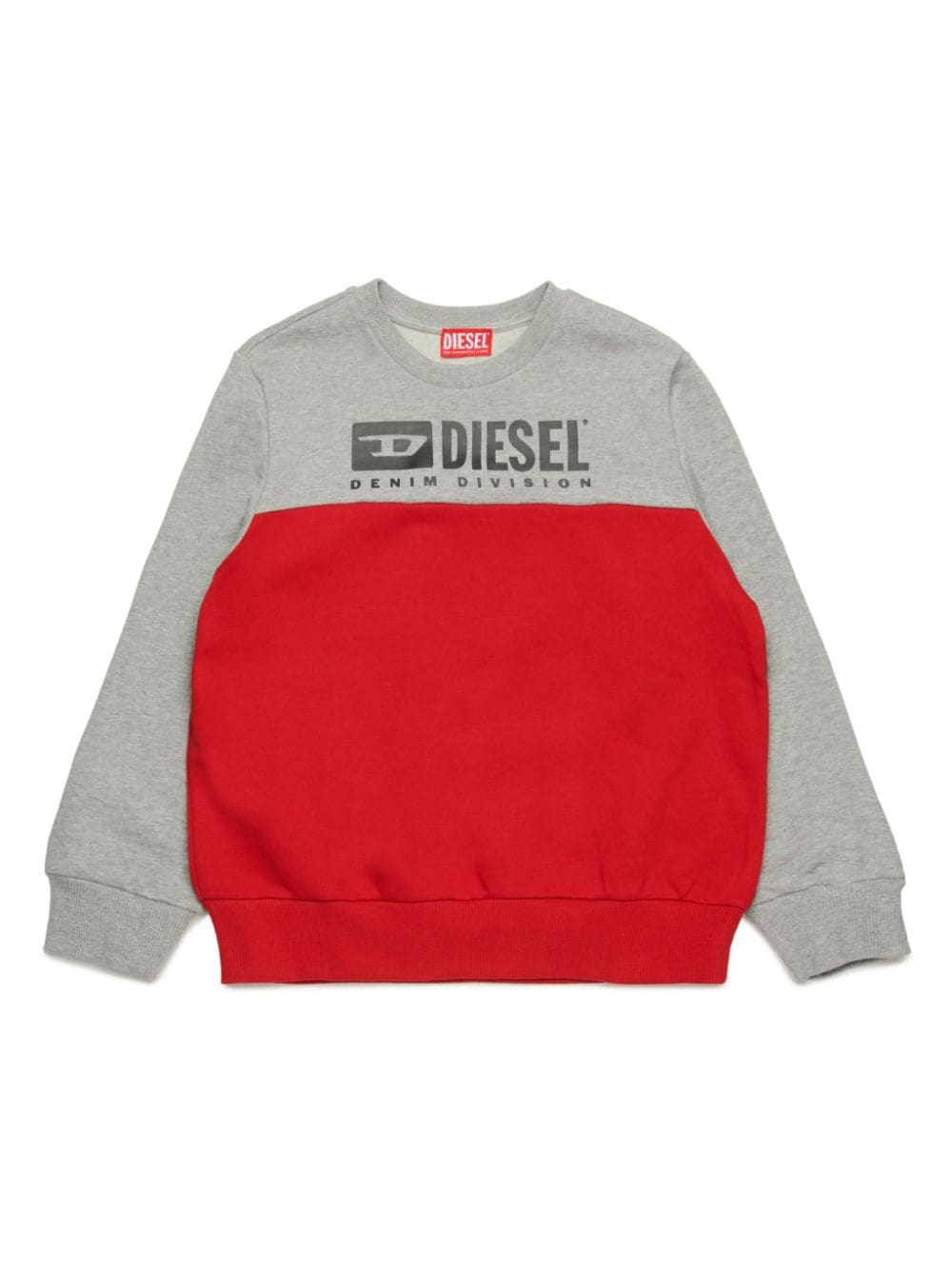 Diesel Kids Lslik logo-print sweatshirt - Grey von Diesel Kids