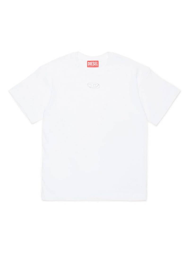 Diesel Kids Oval D cotton T-shirt - White von Diesel Kids