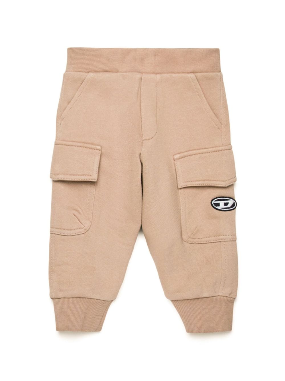 Diesel Kids Oval-D fleece cargo trousers - Neutrals von Diesel Kids