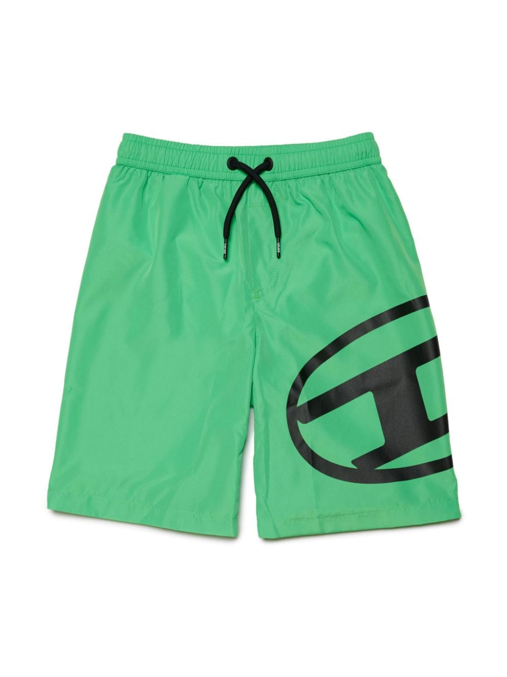 Diesel Kids Oval-D logo-print swim shorts - Green von Diesel Kids