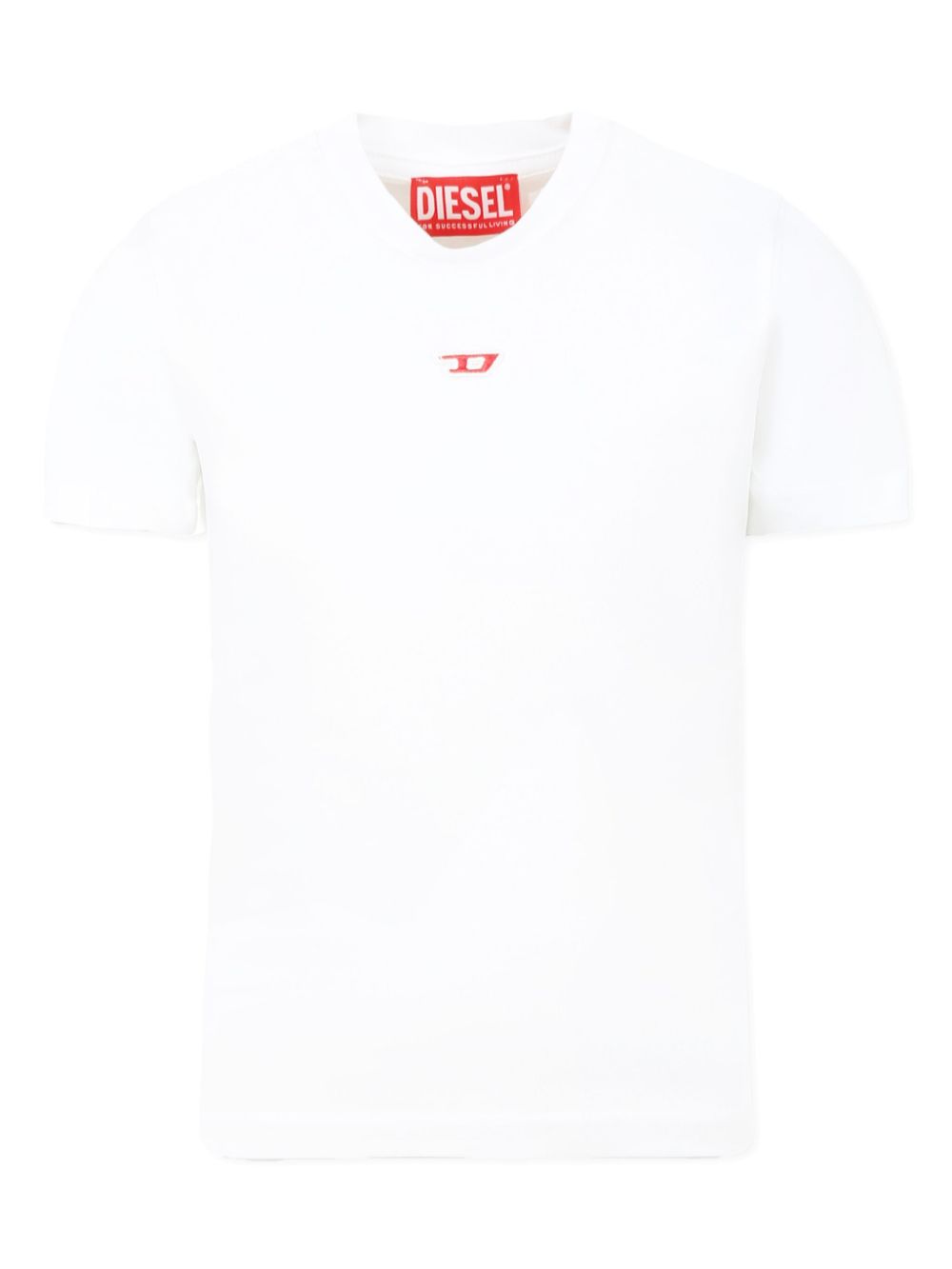 Diesel Kids Oval D-patch T-shirt - White von Diesel Kids