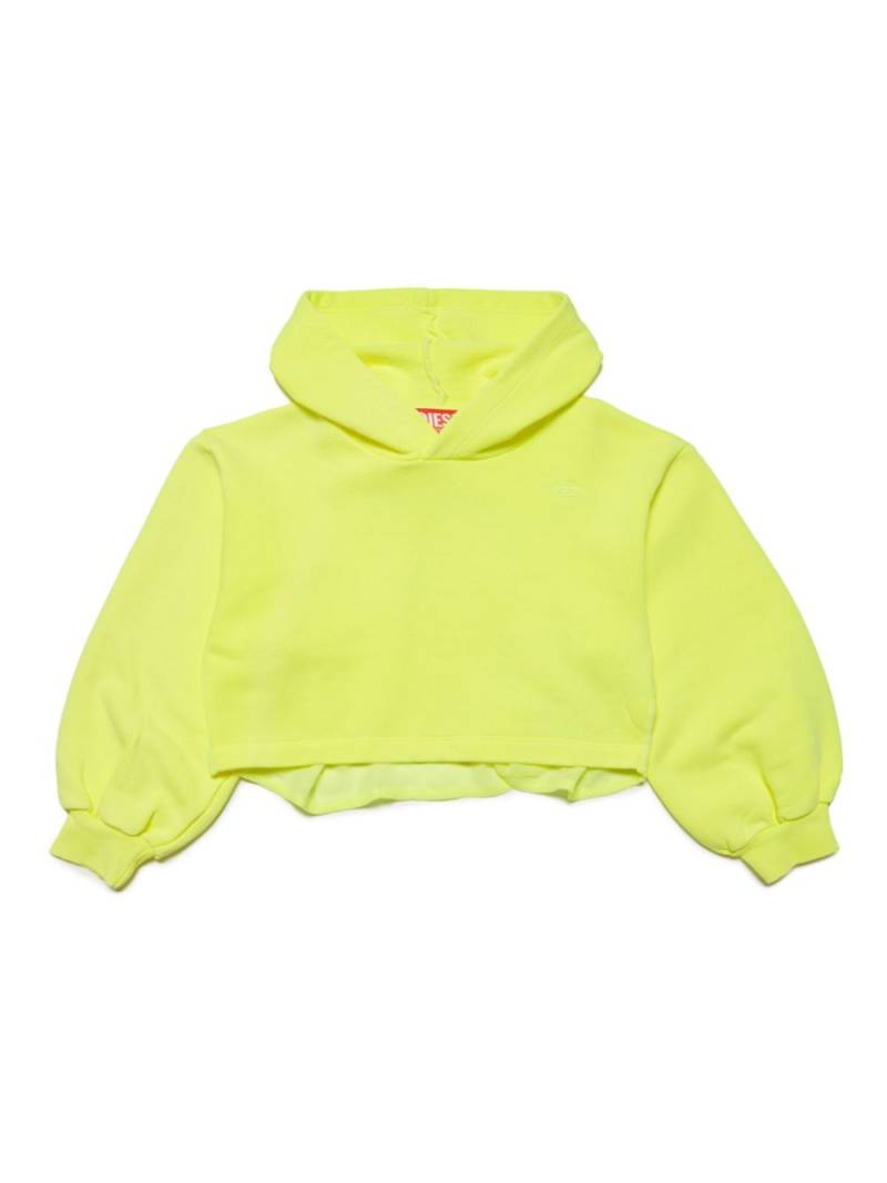 Diesel Kids Senia logo-embroidered cotton hoodie - Green von Diesel Kids