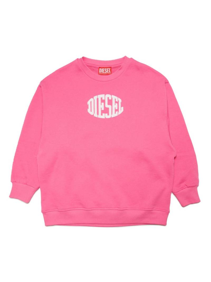 Diesel Kids Siwi cotton sweatshirt - Pink von Diesel Kids