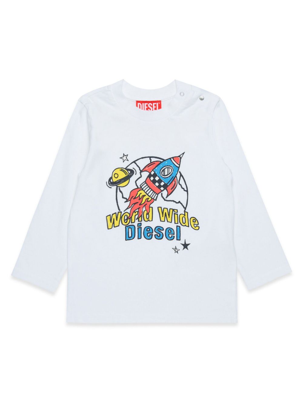 Diesel Kids Space Mission t-shirt - White von Diesel Kids