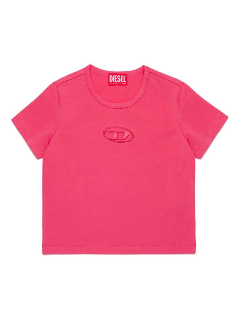 Diesel Kids Tangie cotton T-shirt - Pink von Diesel Kids