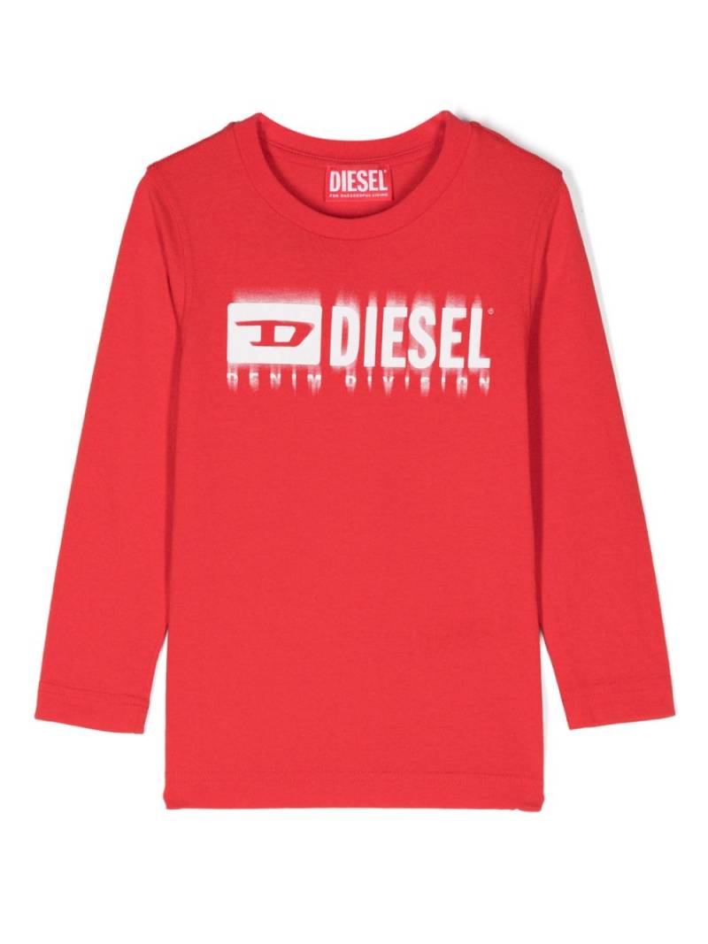 Diesel Kids Tdiegorl6ls T-shirt - Red von Diesel Kids