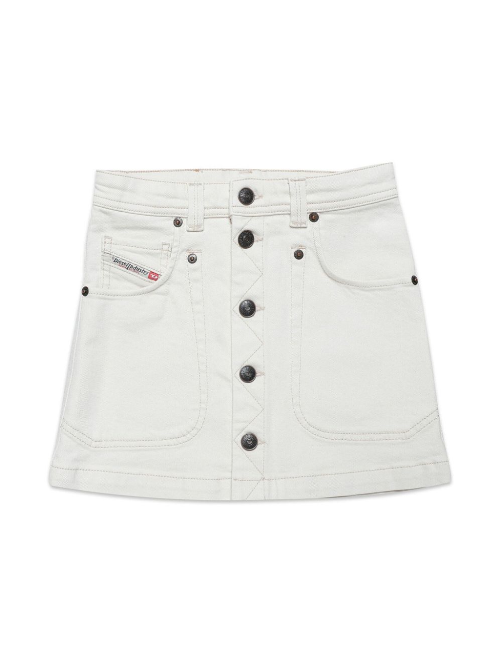 Diesel Kids button-down denim skirt - Neutrals von Diesel Kids