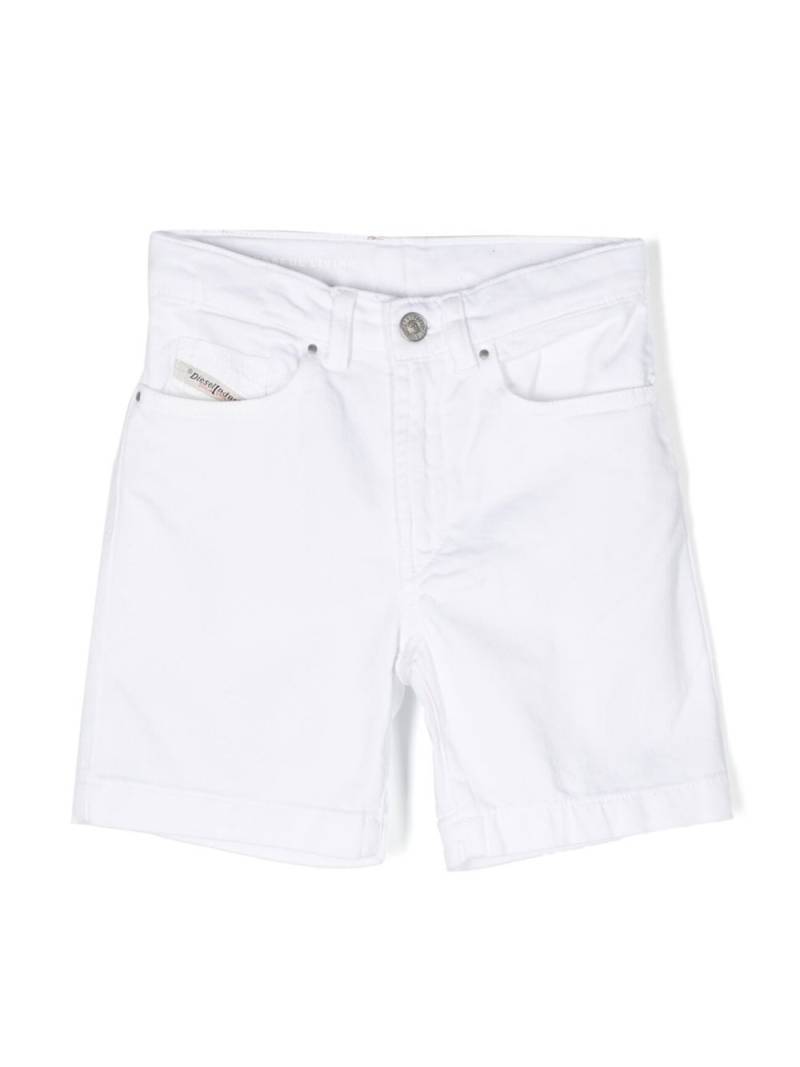 Diesel Kids classic denim shorts - White von Diesel Kids