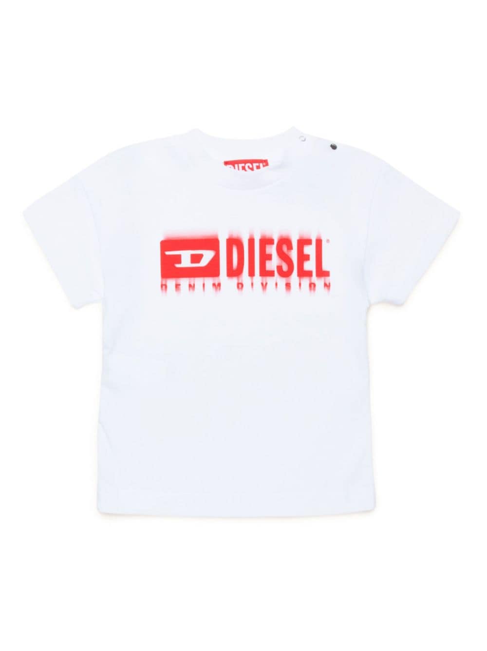 Diesel Kids degradé-logo cotton T-shirt - White von Diesel Kids