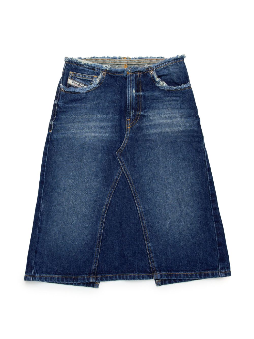 Diesel Kids distressed denim skirt - Blue von Diesel Kids