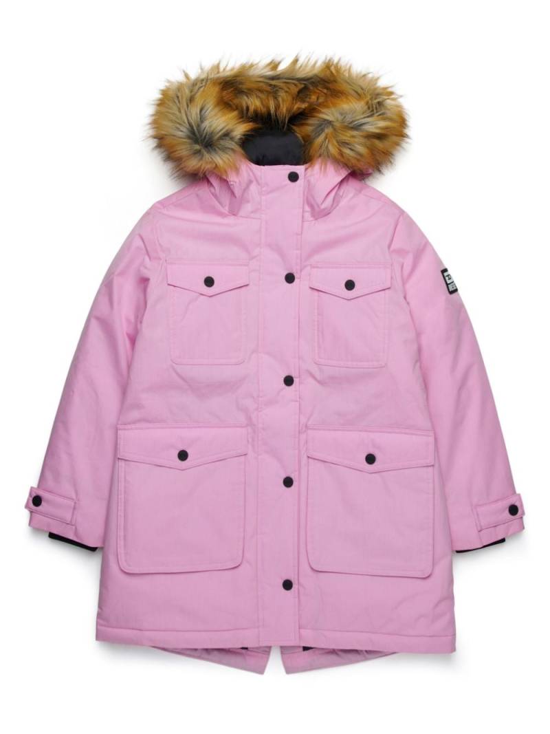 Diesel Kids hooded padded coat - Pink von Diesel Kids