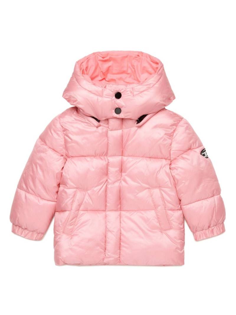 Diesel Kids hooded padded jacket - Pink von Diesel Kids