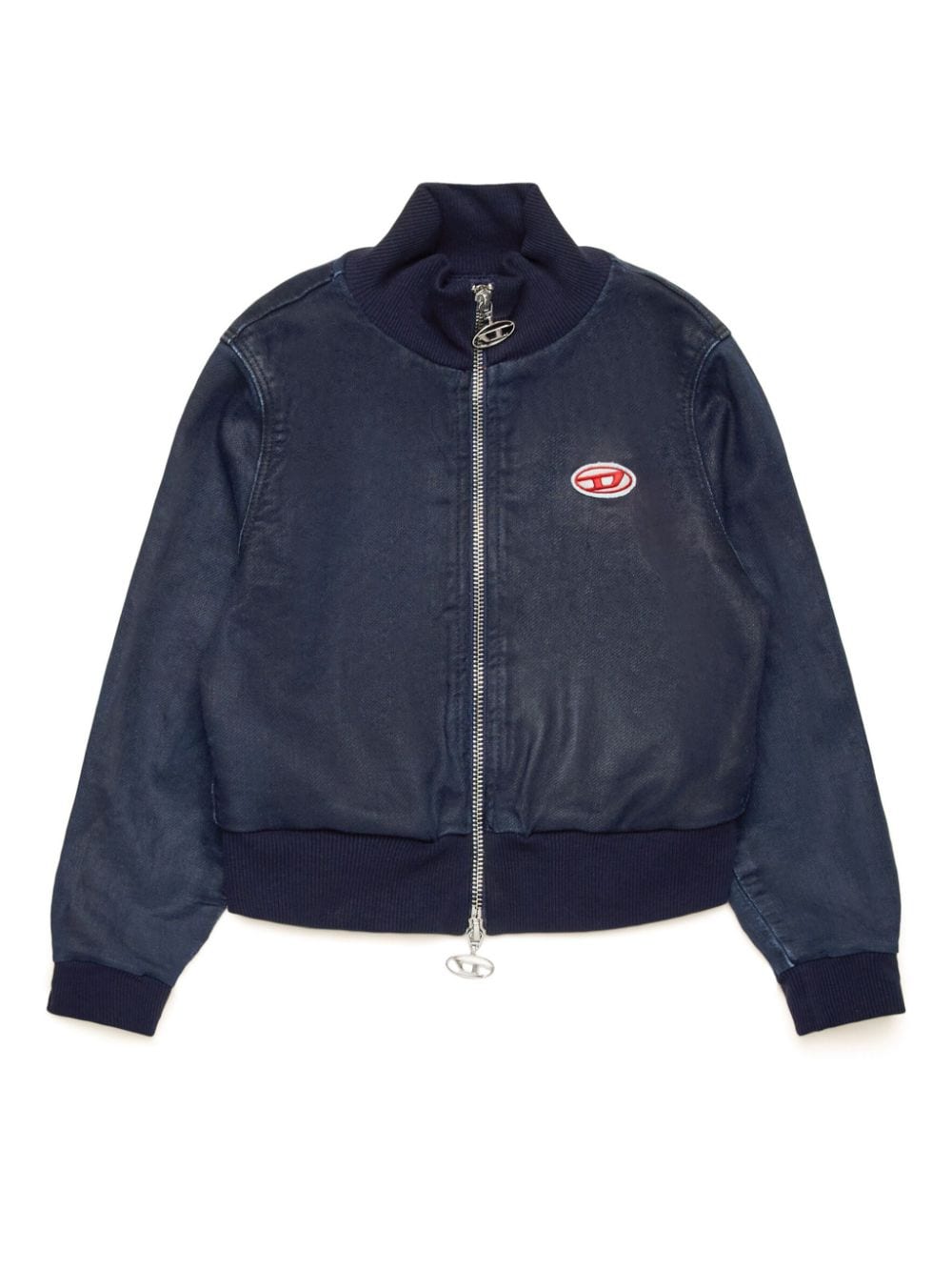 Diesel Kids logo-embroidered denim jacket - Blue von Diesel Kids