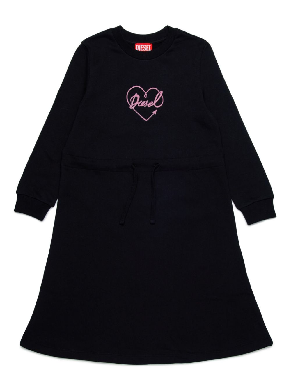 Diesel Kids logo-embroidered dress - Black von Diesel Kids