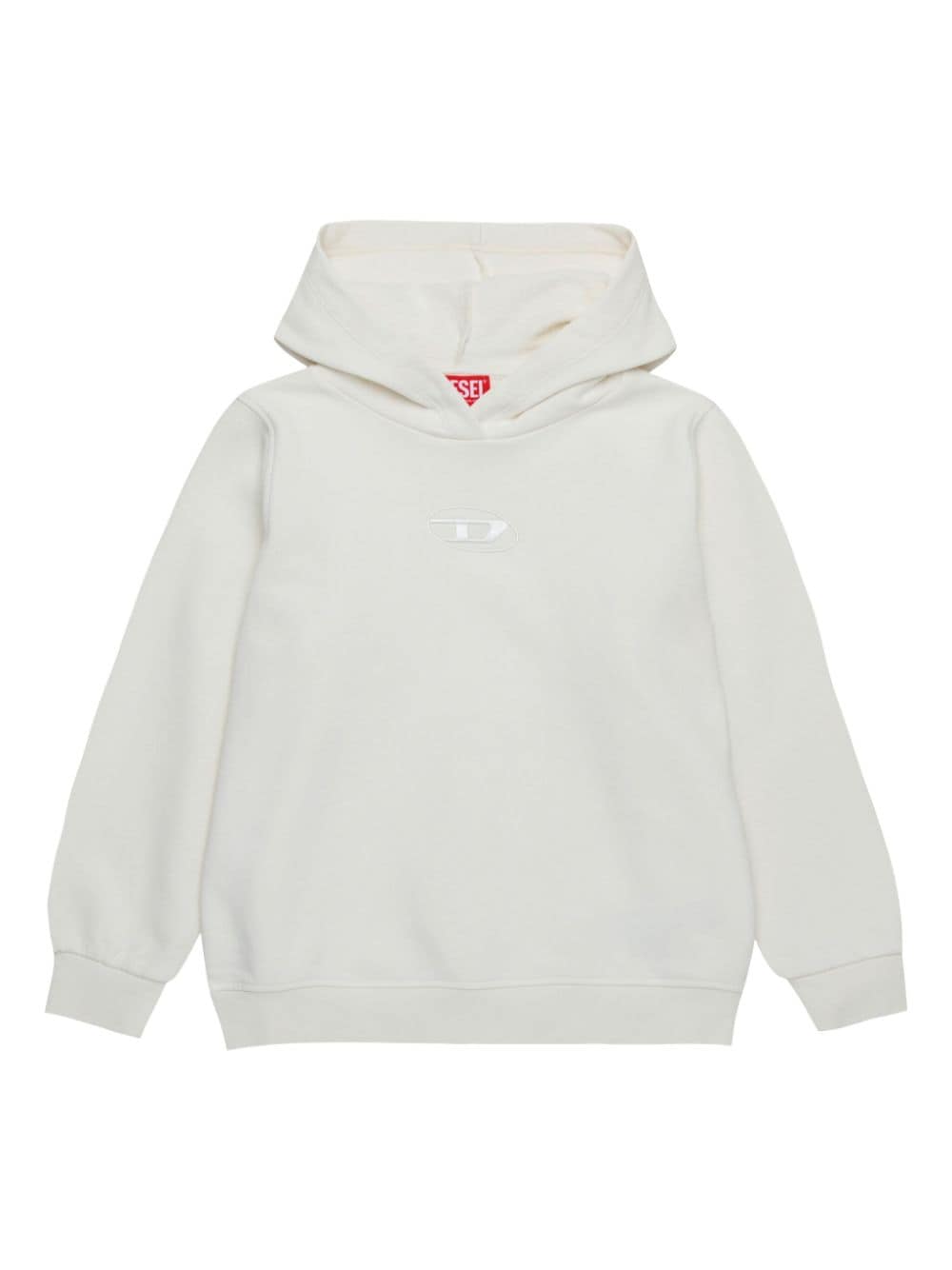 Diesel Kids logo-embroidered hoodie - White von Diesel Kids