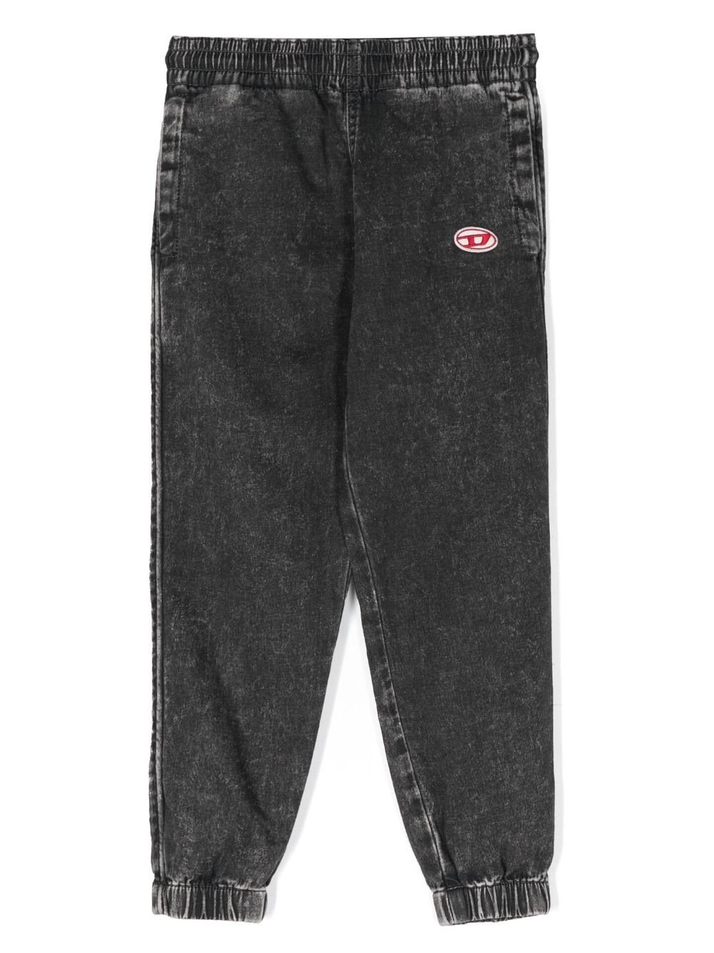 Diesel Kids logo-patch joggjeans - Grey von Diesel Kids