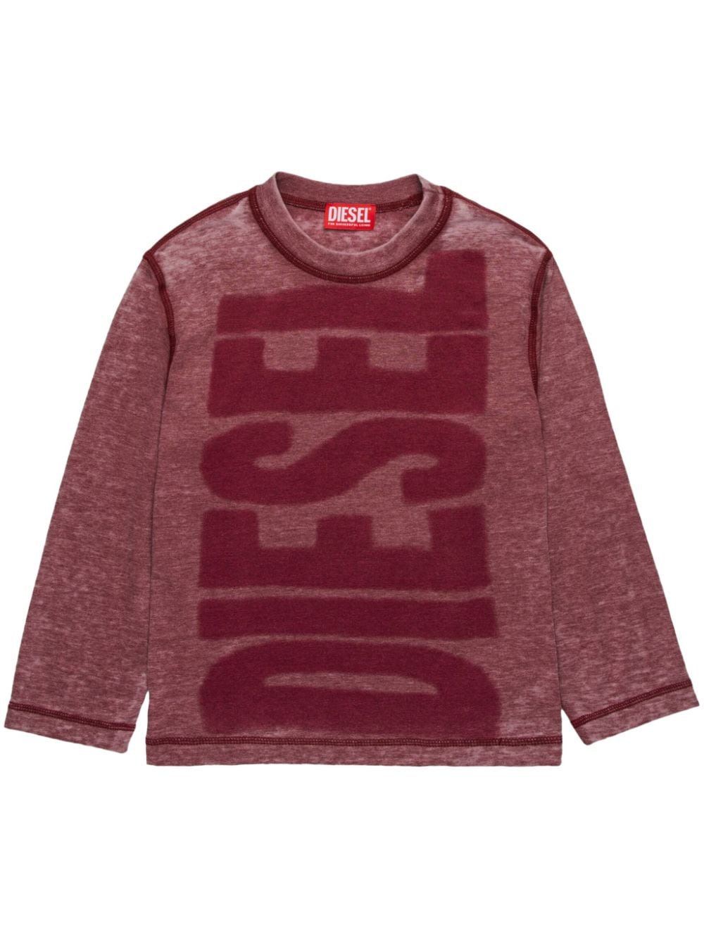 Diesel Kids logo-print T-shirt - Red von Diesel Kids