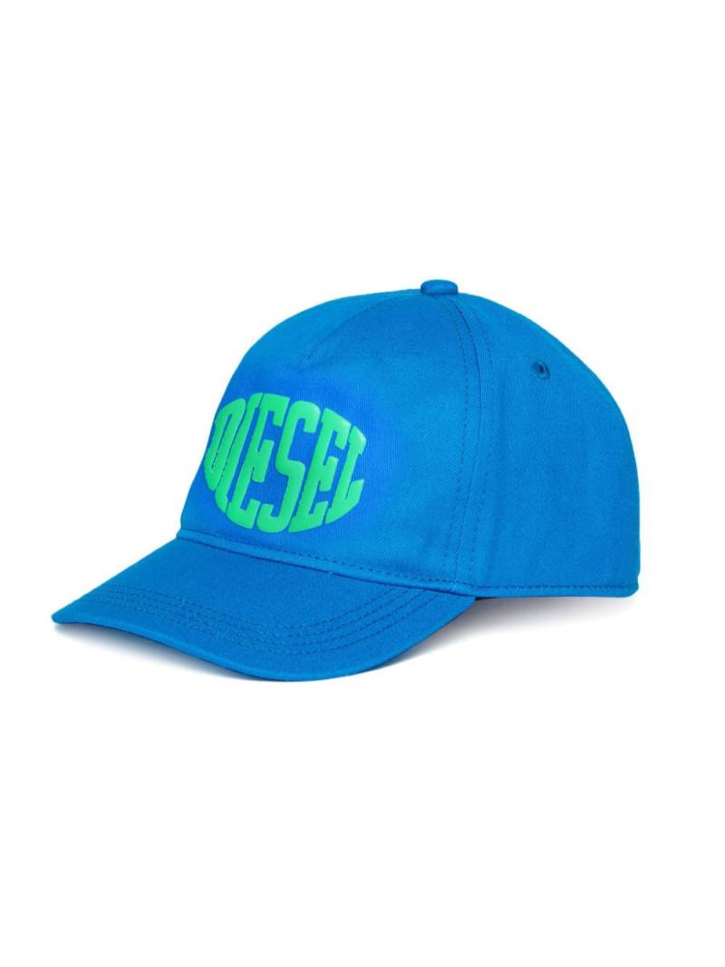 Diesel Kids logo-print baseball cap - Blue von Diesel Kids