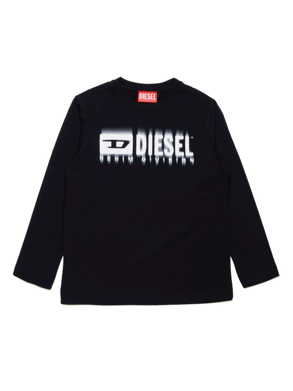 Diesel Kids logo-print cotton T-shirt - Black von Diesel Kids