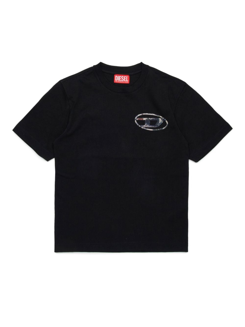 Diesel Kids logo-print cotton T-shirt - Black von Diesel Kids