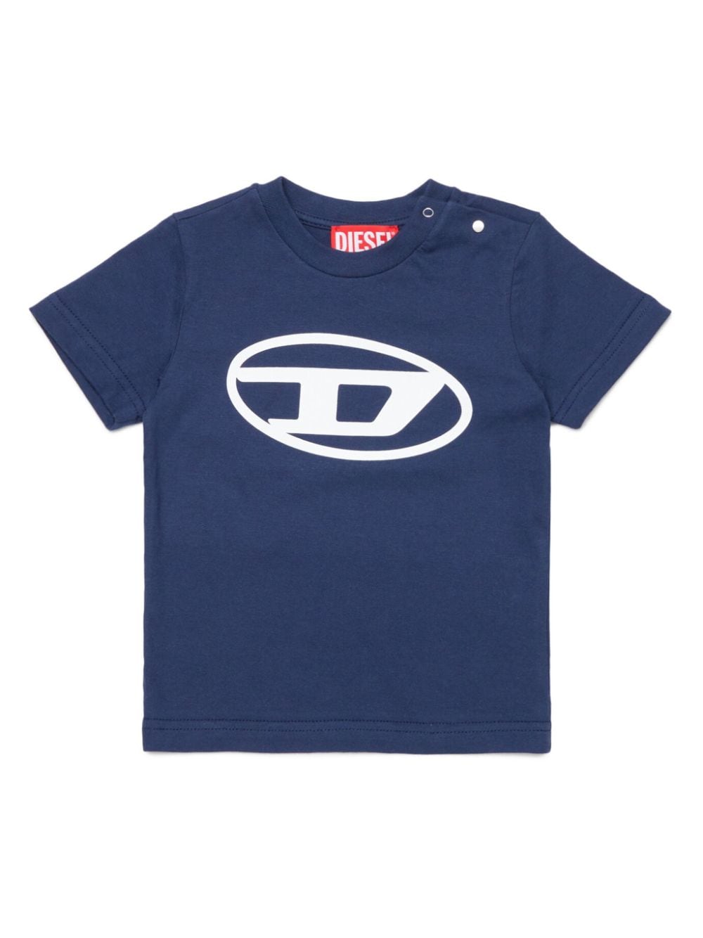 Diesel Kids logo-print cotton T-shirt - Blue von Diesel Kids