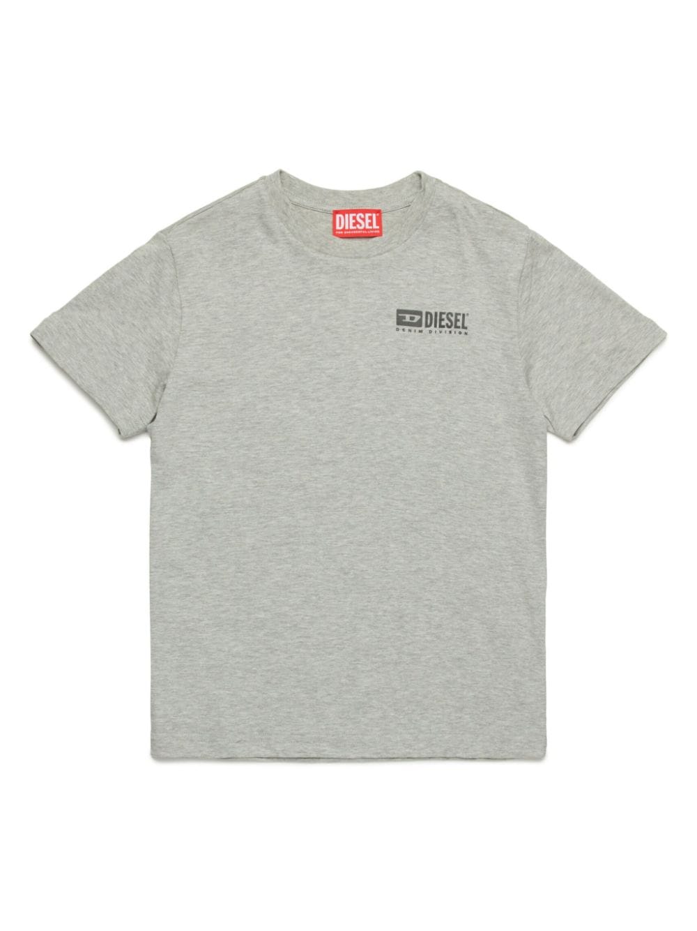 Diesel Kids logo-print cotton T-shirt - Grey von Diesel Kids