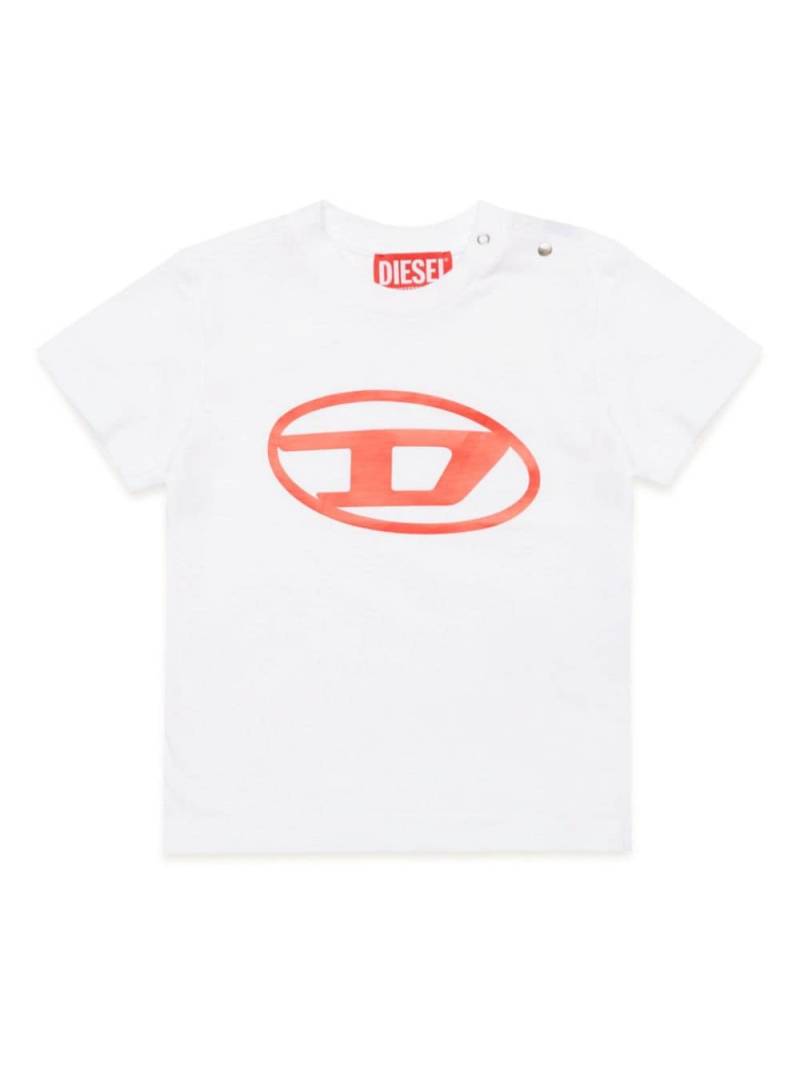 Diesel Kids logo-print cotton T-shirt - White von Diesel Kids