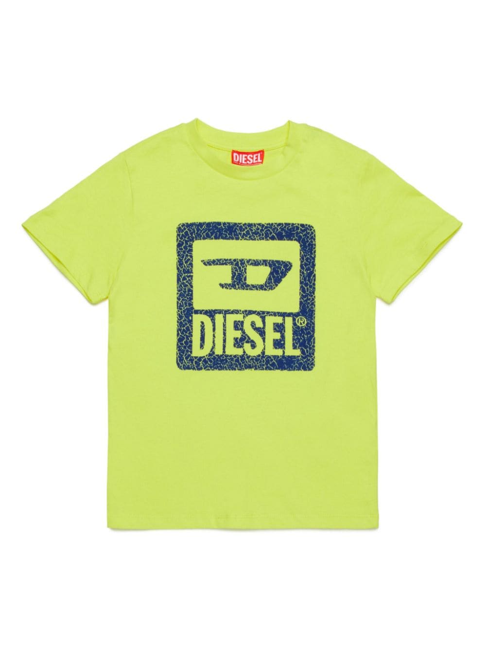Diesel Kids logo-print cotton T-shirt - Yellow von Diesel Kids