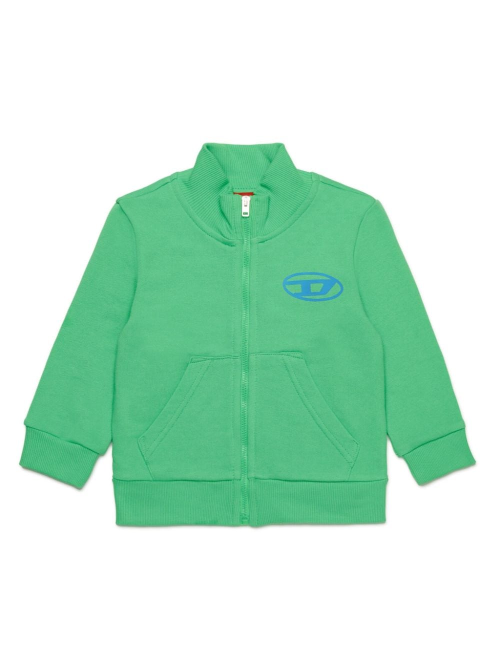 Diesel Kids zip-up sweatshirt - Green von Diesel Kids