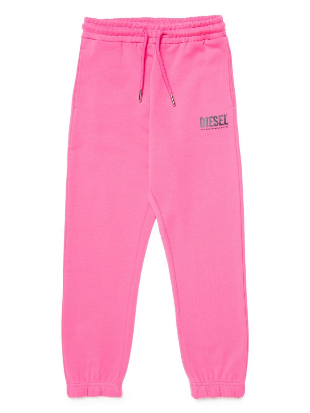 Diesel Kids logo-print cotton track pants - Pink von Diesel Kids
