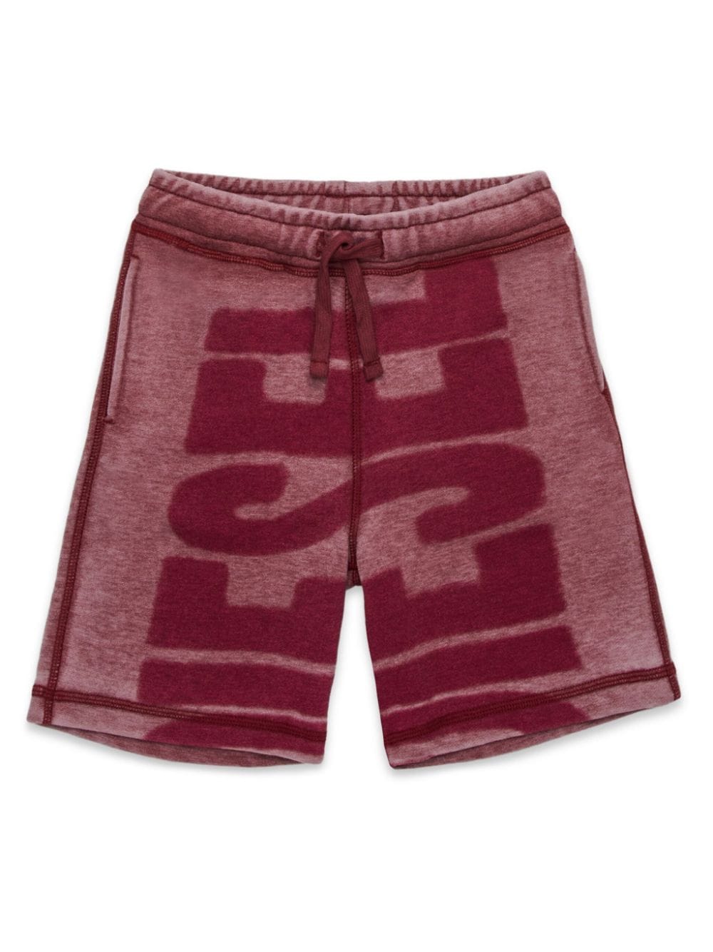 Diesel Kids logo-print drawstring shorts - Red von Diesel Kids