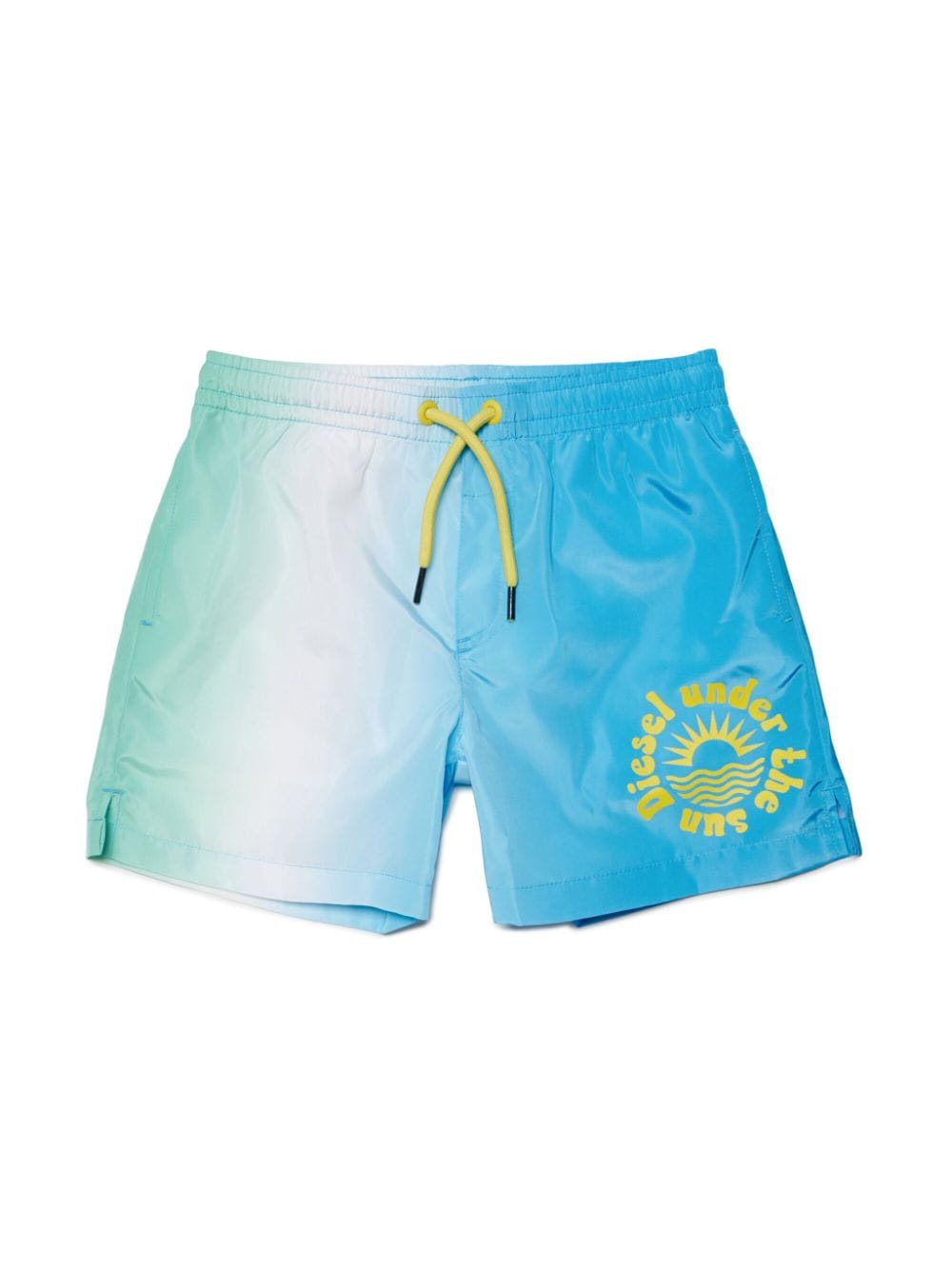 Diesel Kids logo-print gradient-effect swim shorts - Blue von Diesel Kids