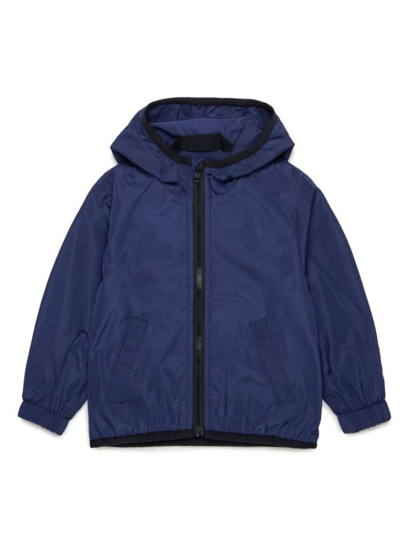 Diesel Kids logo-print hooded jacket - Blue von Diesel Kids