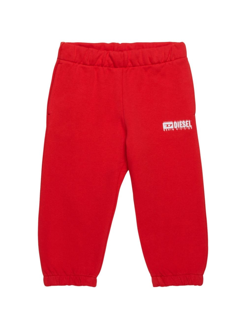 Diesel Kids logo-print joggers - Red von Diesel Kids