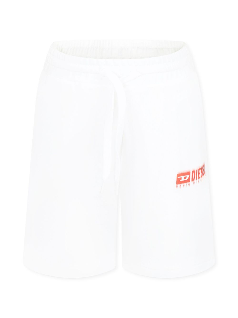 Diesel Kids logo-print shorts - White von Diesel Kids