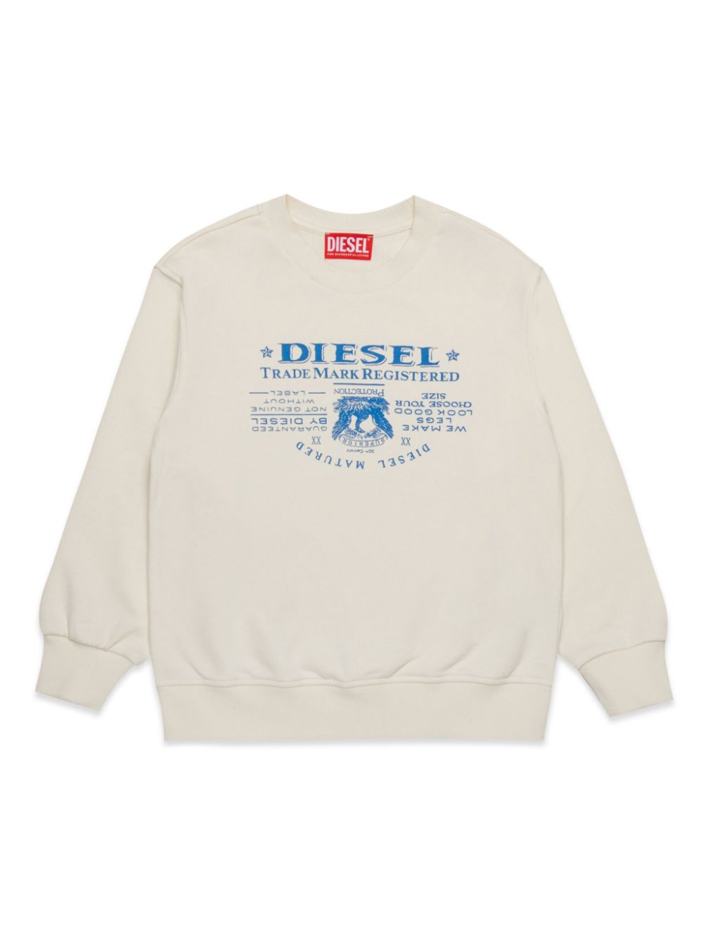 Diesel Kids logo-print sweatshirt - White von Diesel Kids