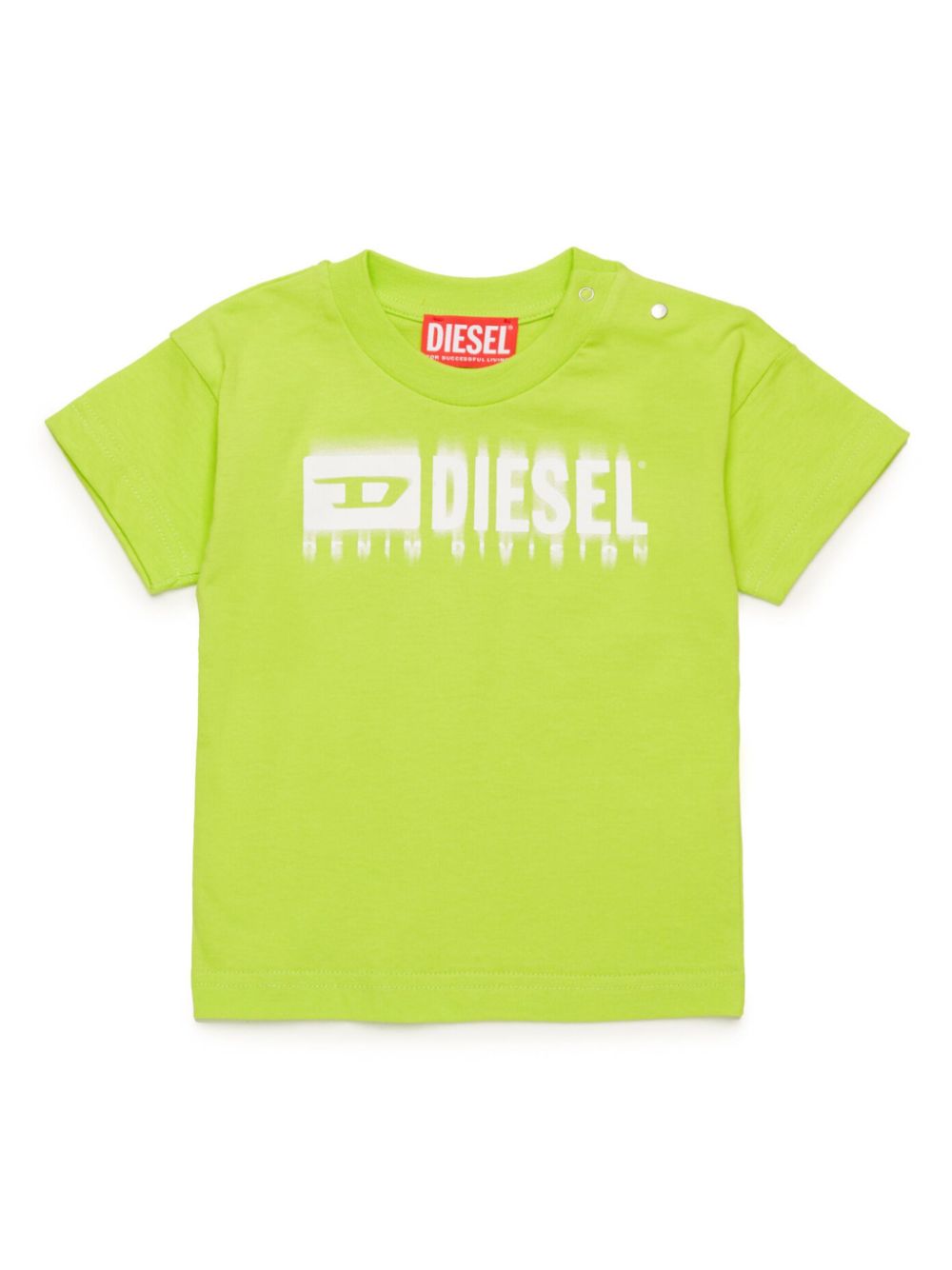 Diesel Kids logo-print t-shirt - Green von Diesel Kids