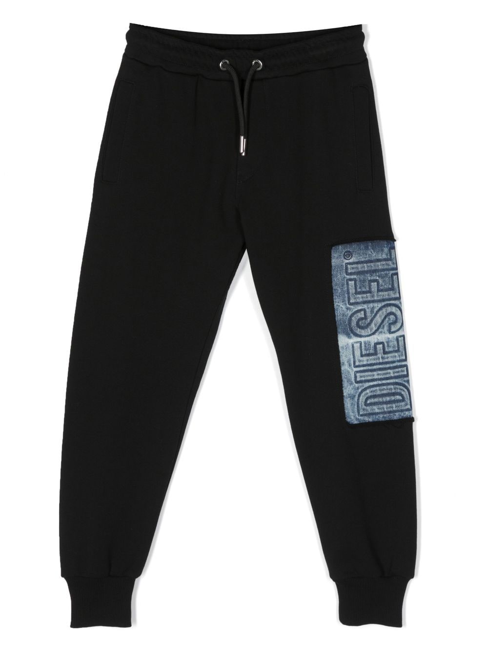 Diesel Kids logo-print track pants - Black von Diesel Kids