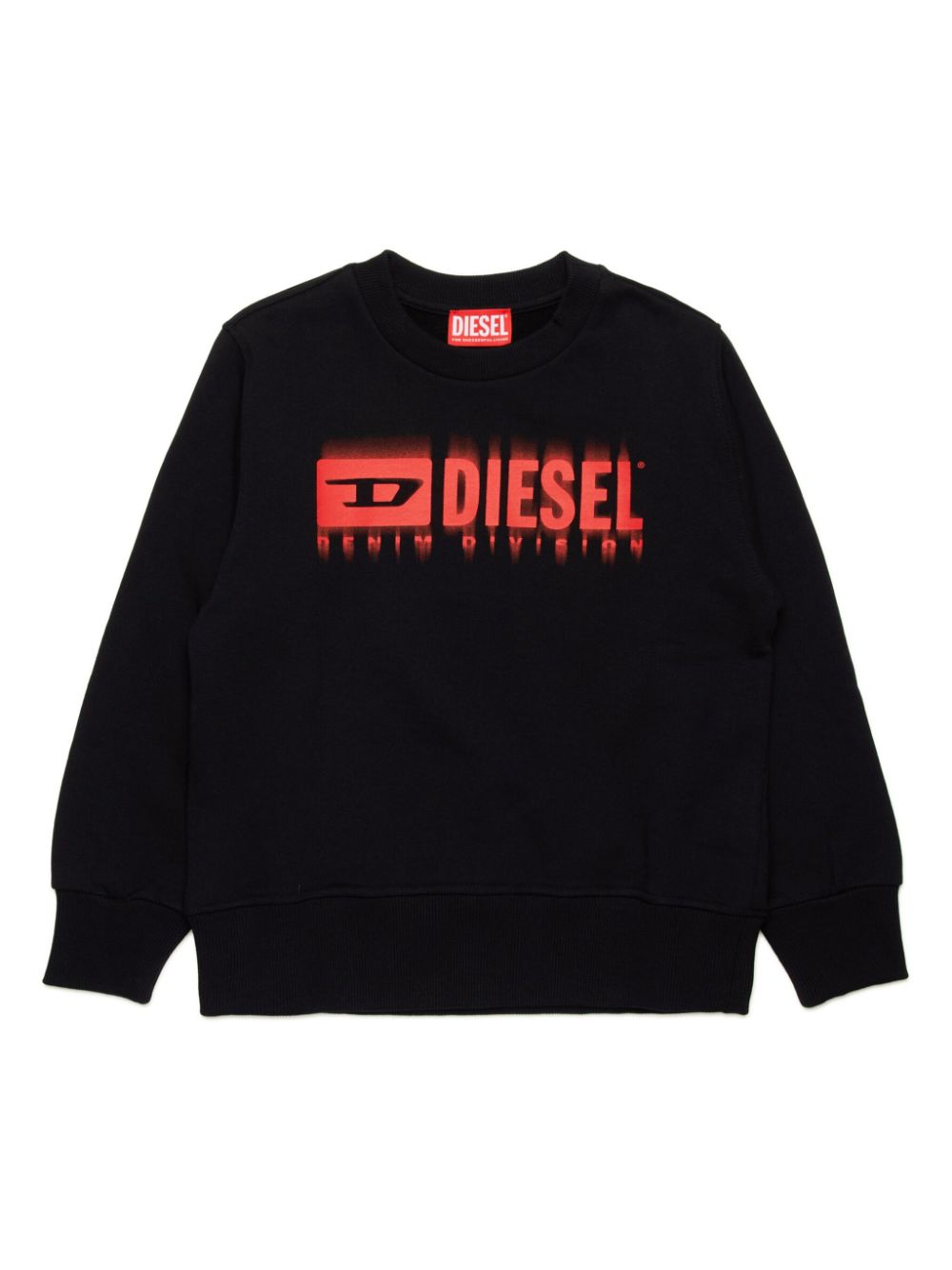 Diesel Kids logo sweatshirt - Black von Diesel Kids