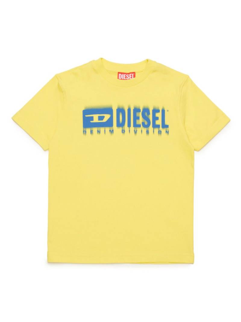 Diesel Kids logo t-shirt - Yellow von Diesel Kids