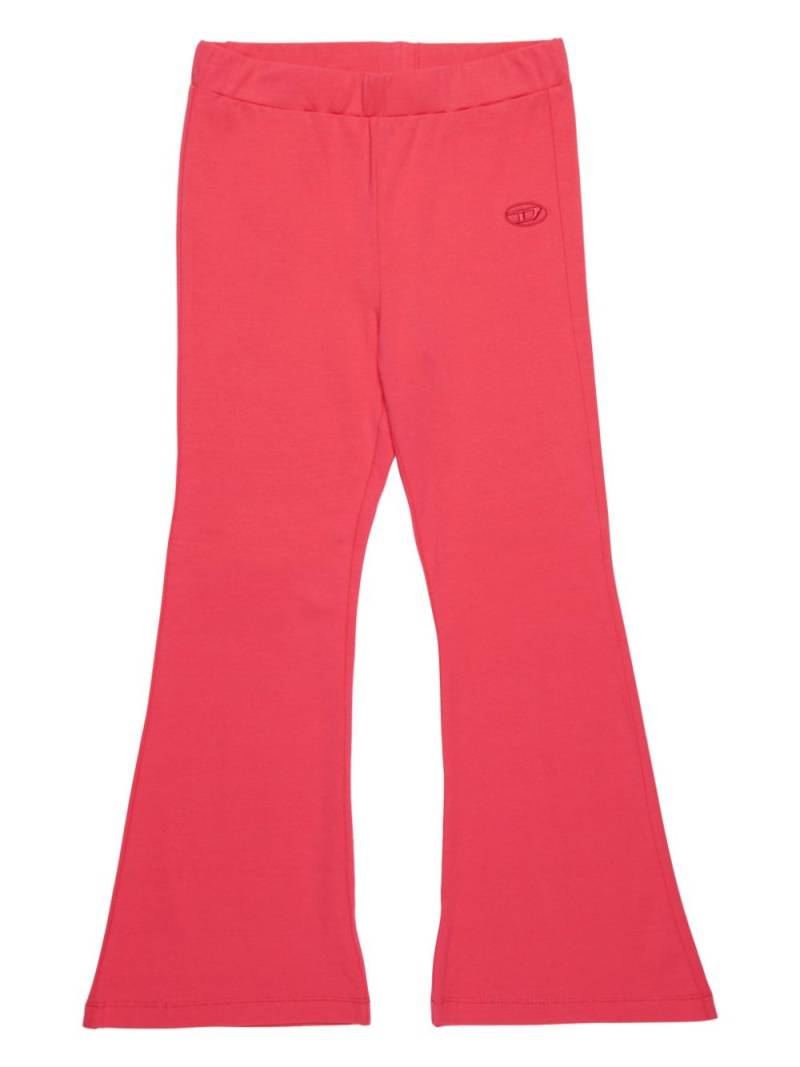 Diesel Kids oval-D bootcut leggings - Pink von Diesel Kids