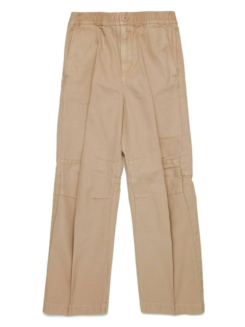 Diesel Kids pleated Chino trousers - Neutrals von Diesel Kids