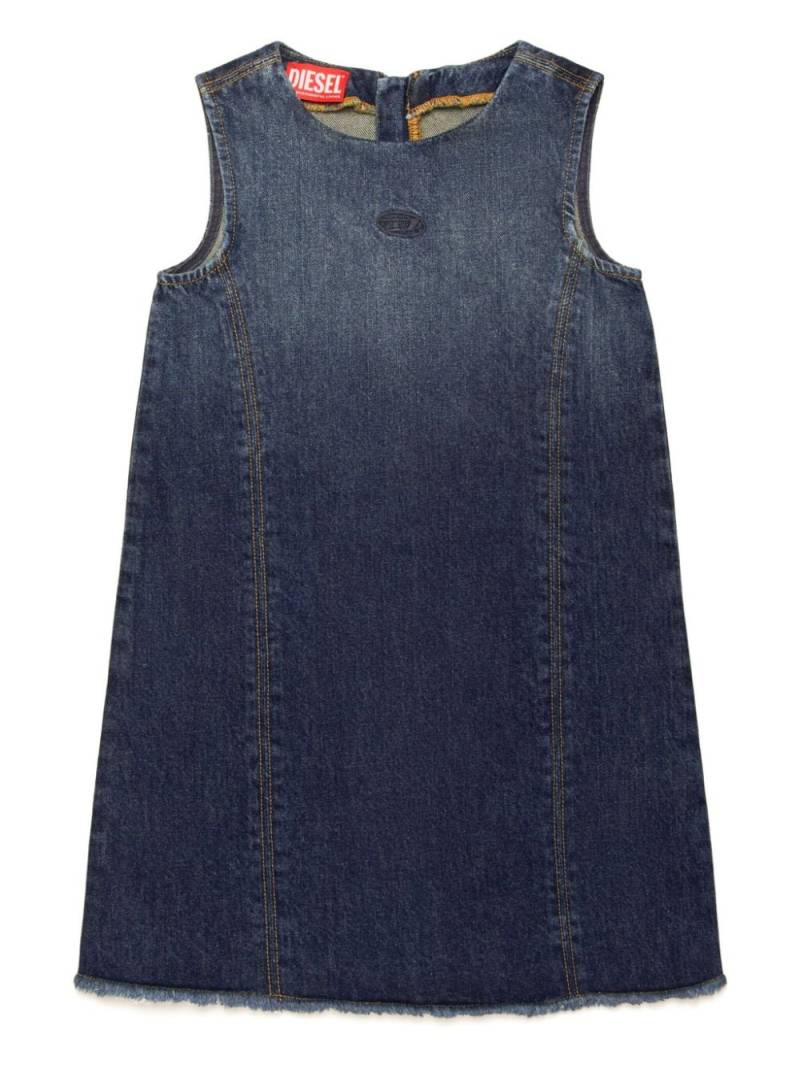 Diesel Kids raw-cut denim dress - Blue von Diesel Kids