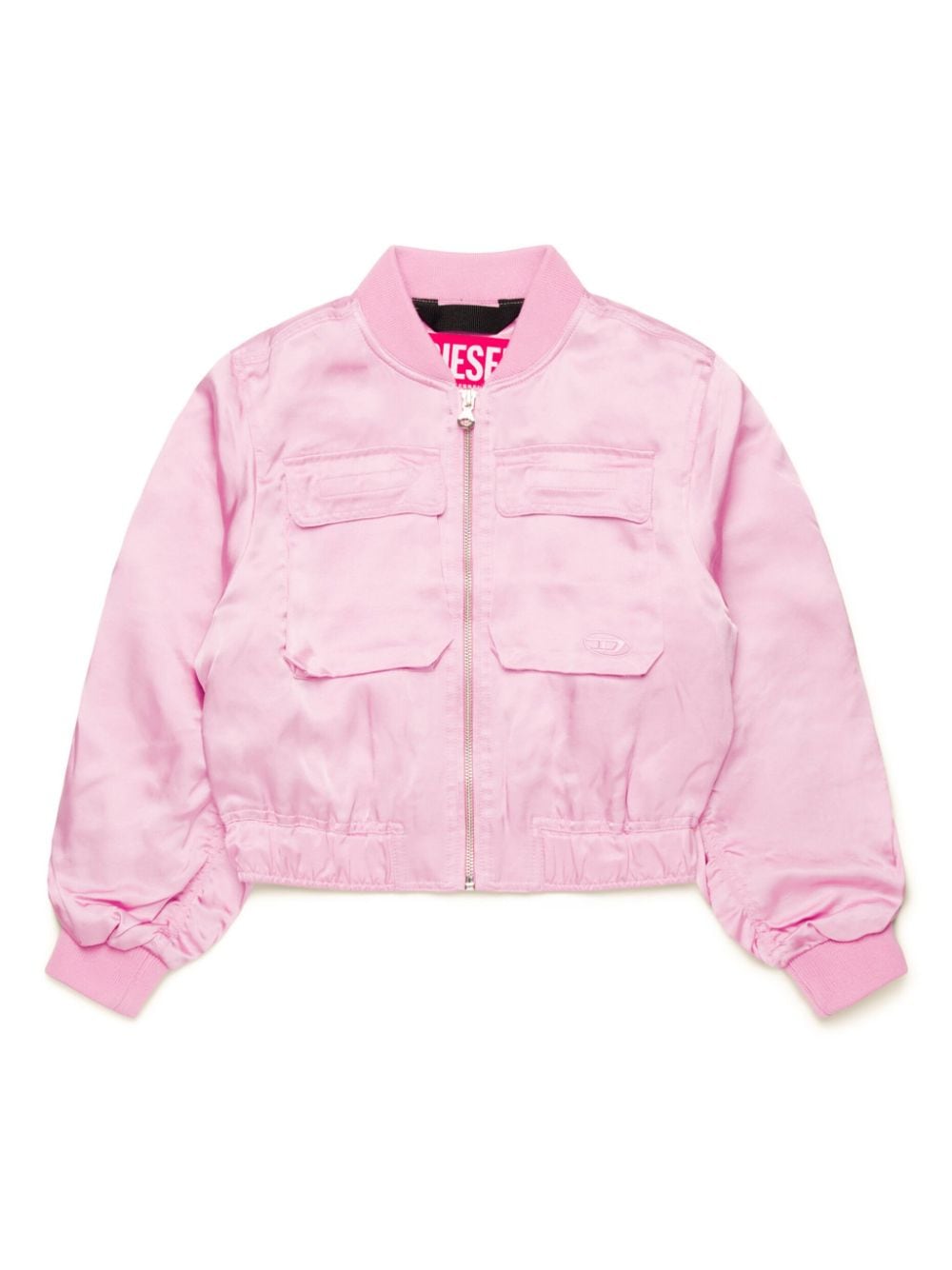 Diesel Kids satin bomber jacket - Pink von Diesel Kids