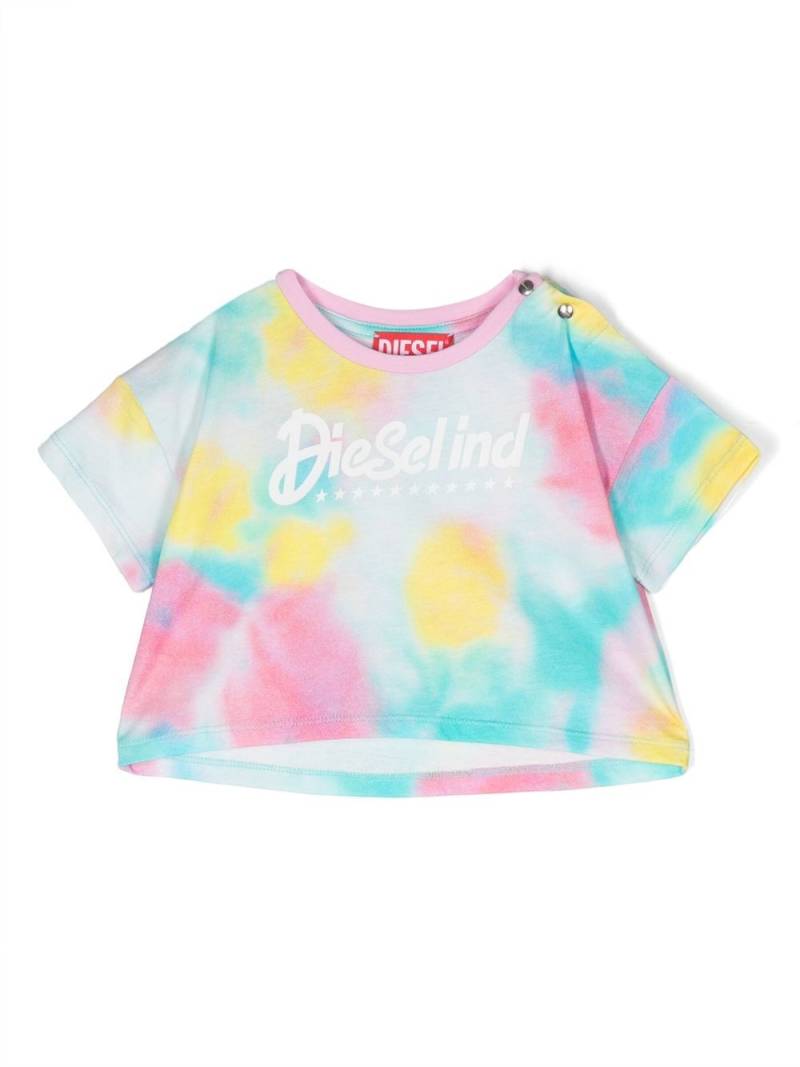 Diesel Kids tie-die T-shirt - Pink von Diesel Kids