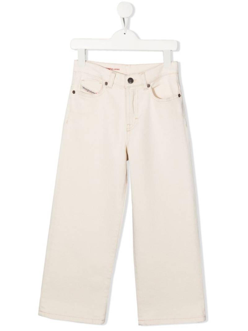 Diesel Kids wide-leg jeans - White von Diesel Kids