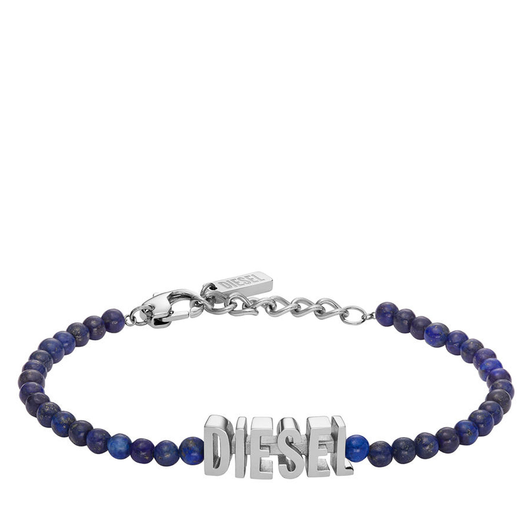 Armband Diesel Blue Agate Beaded Bracelet DX1544040 Blau von Diesel