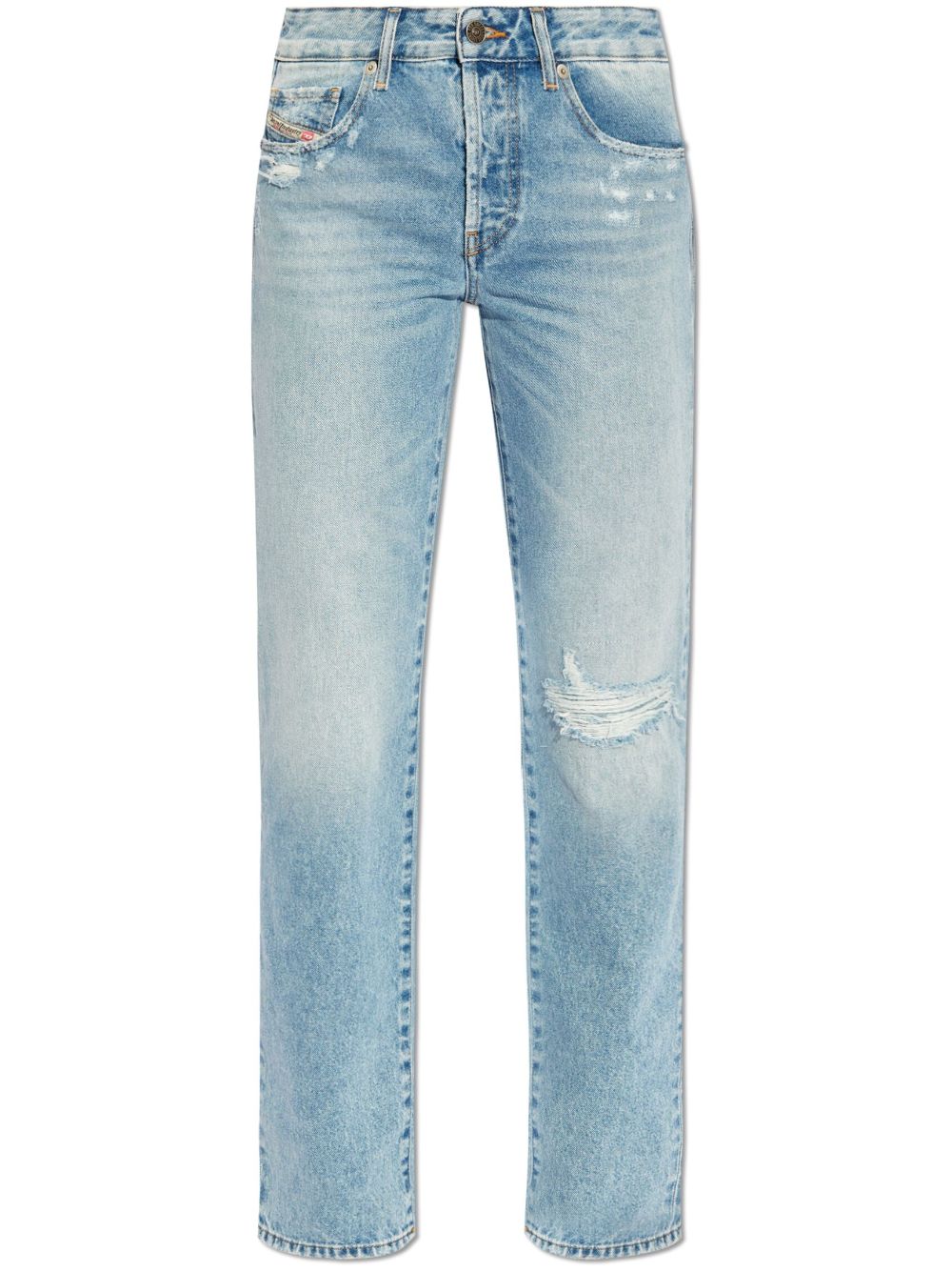 Diesel 1989 D-Mine mid-rise straight-leg jeans - Blue von Diesel